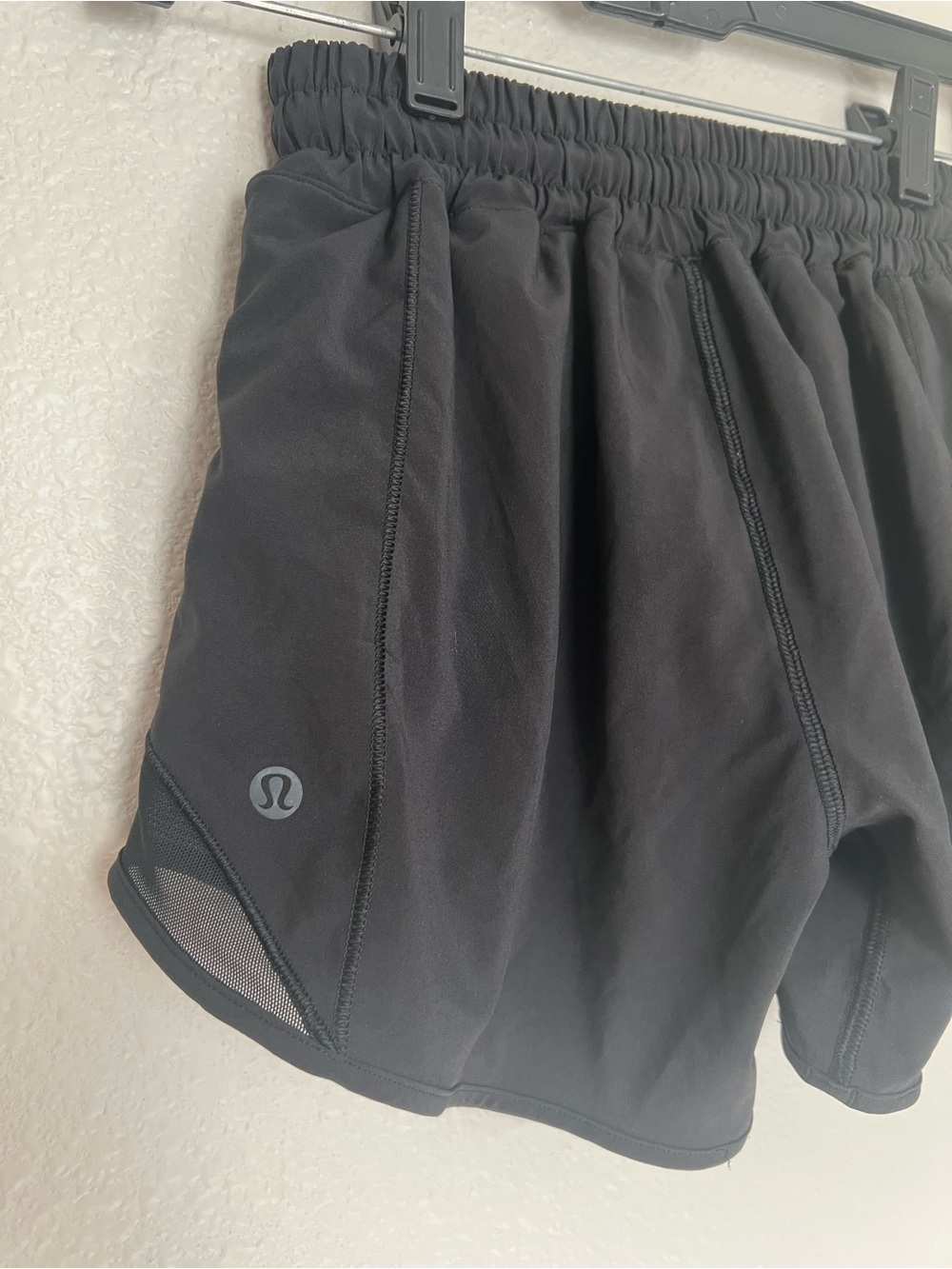 lululemon athletica Black Athletic Shorts with Mesh Insets - Picture 5 of 8